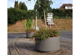 Grand pot de fleurs rond PAPI