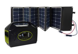 groupe électrogène solaire Izywatt 1000 + panneau pliant 120 W 