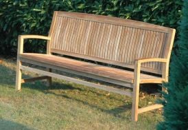 Banc de jardin Teck Brighton 120