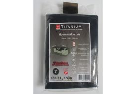 Housse de Protection pour Salon de Jardin Bas Titanium 235 x 135 x 70 cm