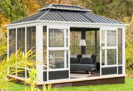 Jardin d’hiver en aluminium Olan