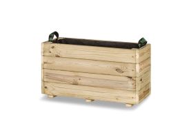 Jardinière en bois de pin traité Hortalia Ghio 56 L