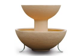 Pots de fleurs en plastique Cascade PAPI 2 vasques