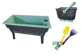 Jardinière pour enfant avec panier 4L Kajo et accessoires de jardin