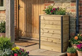 Jardinière rectangulaire en bois Hortalia