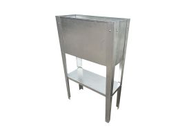 Jardinière en acier 