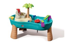 table de jeu d'eau pour enfant île en plastique coloré