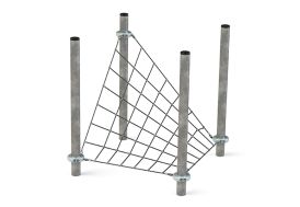 Jeu à Grimper pour Collectivités en Corde Armée et Acier Galvanisé KBT Peak