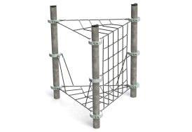 Jeu à Grimper en Corde Armée et Acier Galvanisé KBT Pergola