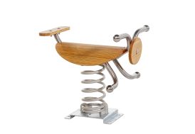 Jeu à Ressort en Bois de Mélèze et Acier Inox KBT Natural Line Racer 