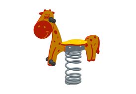 Jeu à bascule jeu sur ressort pour enfant Sapekor Girafe