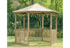 Kiosque de jardin en bois autoclave Galia 4,6 m² H. 2,75 m Jagram