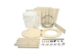 Kit de fabrication toilettes sèches avec seau en plastique Magaïveur