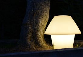 Lampe de Table Blanche sur Secteur 