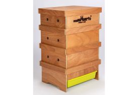 Lombricomposteur en bois traité avec 3 bacs 42 L LombriHogar de MultiHuerto