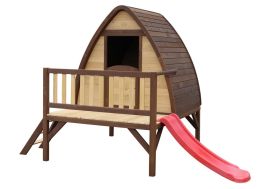 cabane maison d'enfants sur pilots bali XL en bois