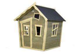 Maisonnette pour Enfant en Bois de Cèdre Exit Toys Crooky 100