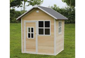 Maisonnette pour Enfant en Bois de Cèdre Exit Toys Loft 100 Naturel