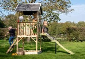 Cabane pour enfant avec toboggan Exit Toys Panorama 500