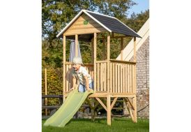 Maisonnette pour enfant avec toboggan Exit Toys Panorama 300