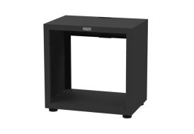 Meuble pour barbecue en acier noir