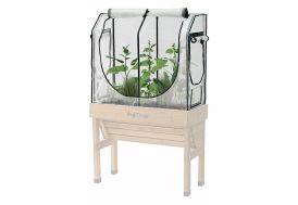 Mini-serre 2 en 1 pour potager surélevé VegTrug Adossé 1 m
