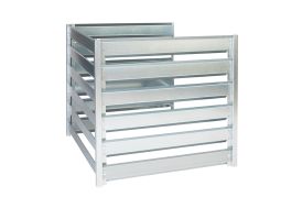 Extension composteur de jardin en acier galvanisé 700 L - M800A Timbela