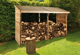 abri bois de chauffage Montréal en bois jardipolys