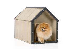 Niche pour chien en bois traité 47 x 74 cm - M970 taille S Timbela