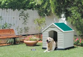 Niche pour chien Resine