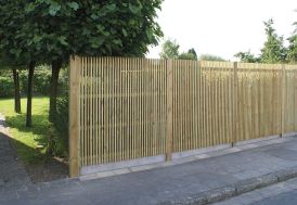 panneau en pin traité autoclave classe 4 180 x 180 cm