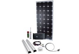 panneau solaire 100W pour toit de caravane profilés inclus