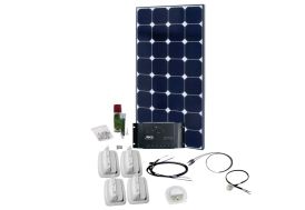 panneau solaire 100W mobile 12V avec régulateur de charge