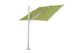 Parasol déporté mât droit alu toile vert Spectra Umbrosa 250 cm