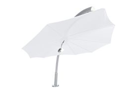 Parasol design Icarus Umbrosa toile blanche 250 cm