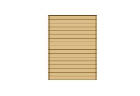 Paroi Latérale Pleine pour Carports Modulables Solid