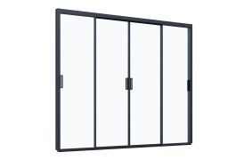 Panneaux coulissants 3 m en verre trempé pour pergola Ombréa