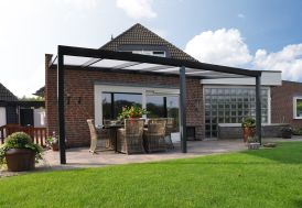 Pergola adossée en aluminium 6 x 4 m Gardendreams 24 m²