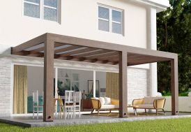 Pergola adossée en bois Canopia Helsinki