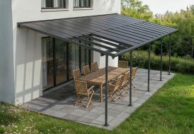 Pergola adossée avec toit rétractable Canopia Sierra Cabrio