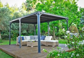 Pergola en aluminium Canopia by Palram Milano 4 x 3