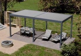Pergola bioclimatique en aluminium