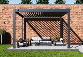 Pergola bioclimatique en aluminium 3x4 m Grand Tuscan Paragon