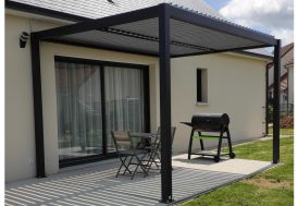 Pergola bioclimatique en aluminium 3 x 4 m Event Green Outside
