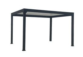 Pergola bioclimatique solaire motorisée en aluminium