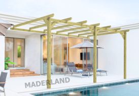 Pergola en bois massif Oviedo Maderland