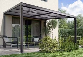 Pergola en aluminium et polycarbonate Cerland