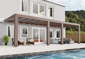 Pergola adossée en bois Canopia Helsinki