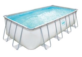 Piscine tubulaire en PVC et métal