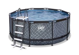 Piscine ronde hors sol Exit Toys 360 cm e PVC et acier